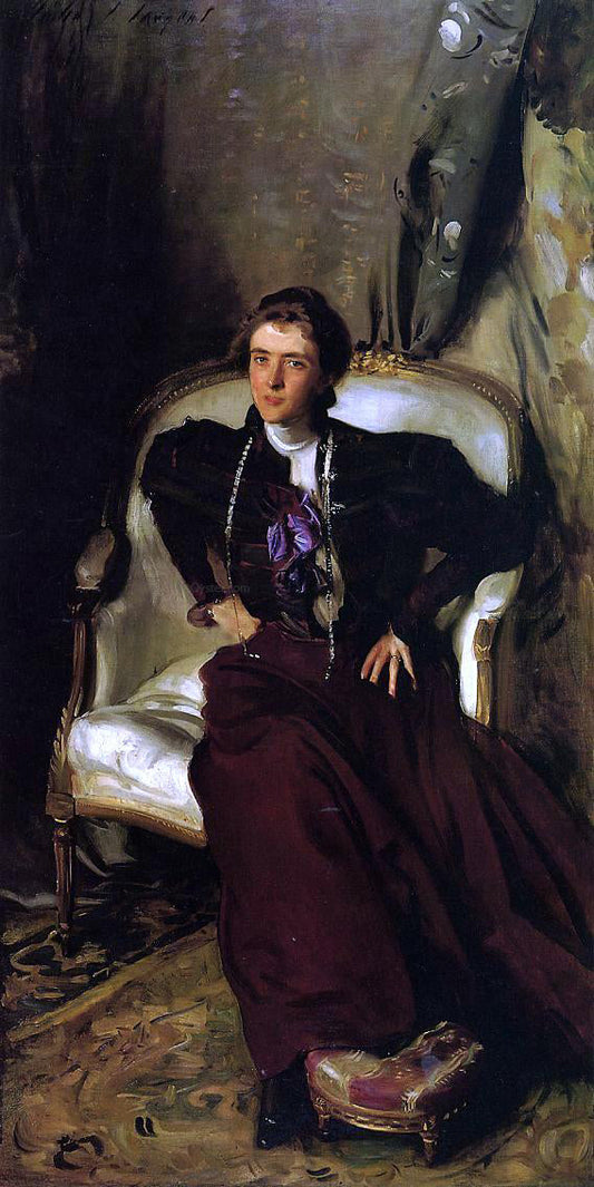  John Singer Sargent Mrs. Charles Thursby (Alice Brisbane) - Canvas Print