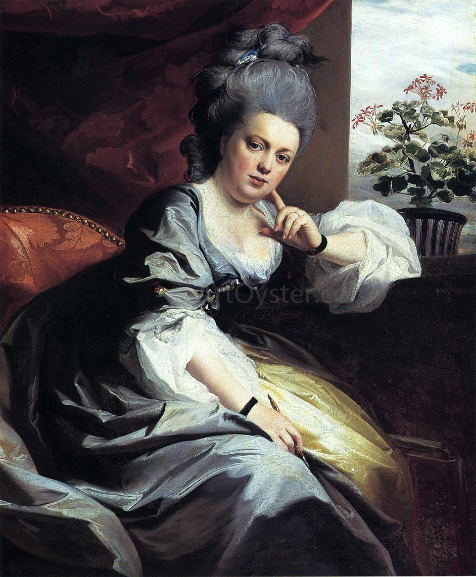  John Singleton Copley Mrs. Clark Gayton - Canvas Print