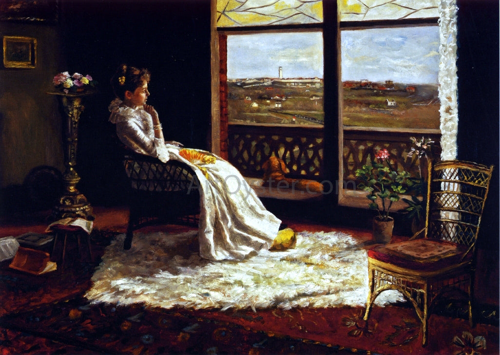  Robert Jenkins Onderdonk Mrs. E. B. Chandler in Her Room - Canvas Print