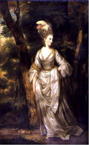  Sir Joshua Reynolds Mrs Elizabeth Carnac - Canvas Print