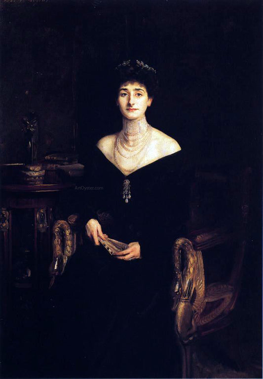  John Singer Sargent Mrs. Ernest G. Raphael (Florence Cecilia Sassoon) - Canvas Print
