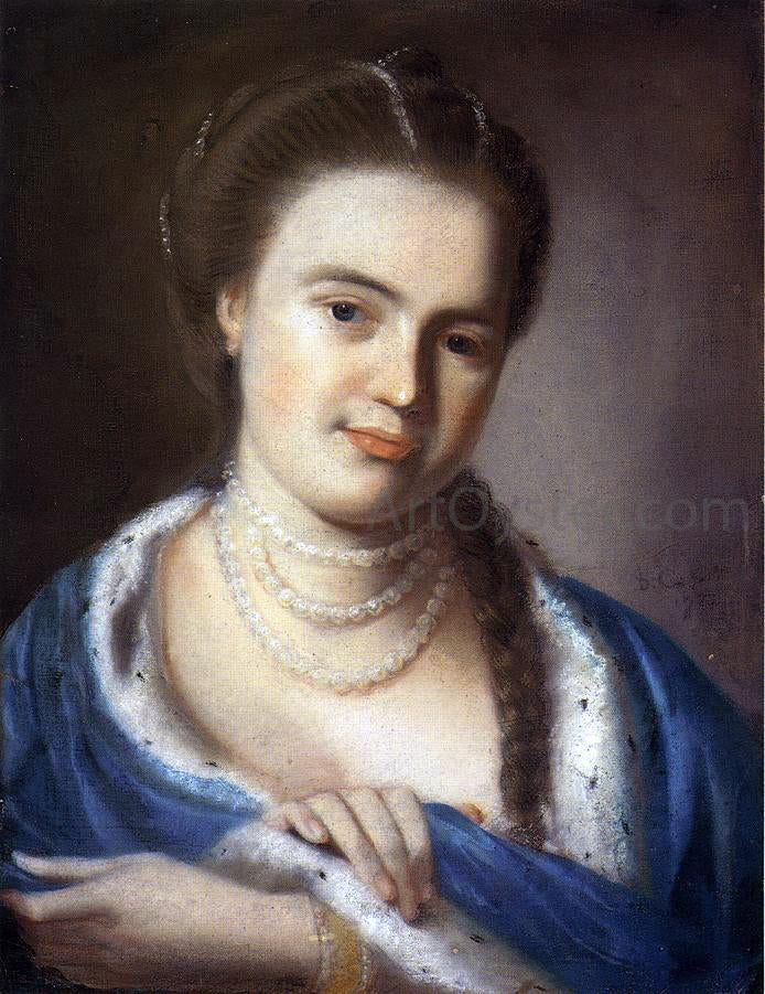John Singleton Copley Mrs. Gawen Brown (Elizabeth Byles) Canvas Print – Art Mega