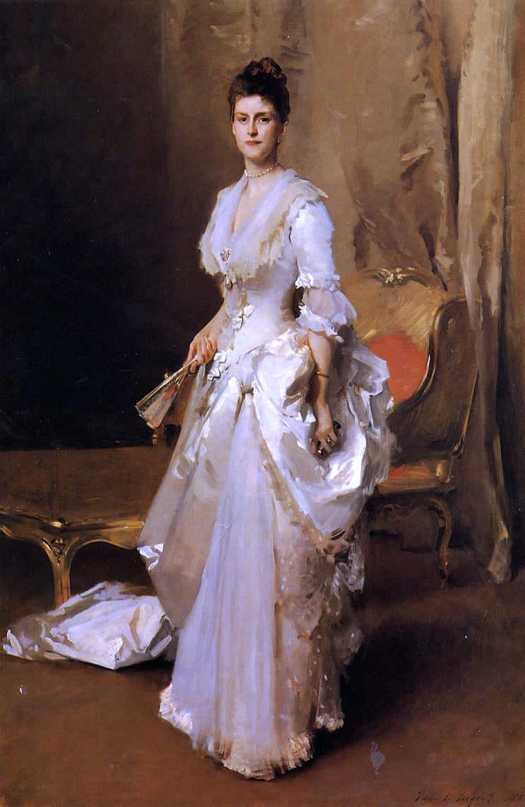  John Singer Sargent Mrs. Henry White (Margaret [Daisy] Stuyvesant Rutherford) - Canvas Print