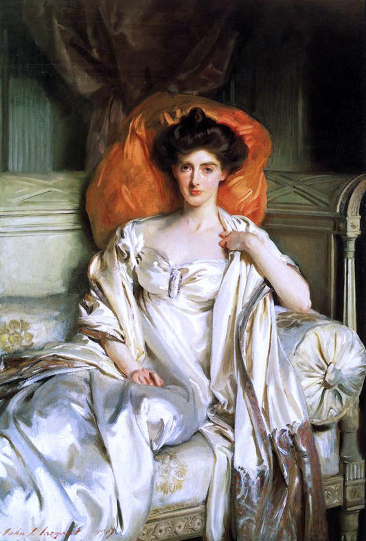  John Singer Sargent Mrs. Huth Jackson (Clara Annabel Caroline Grant Duff) - Canvas Print