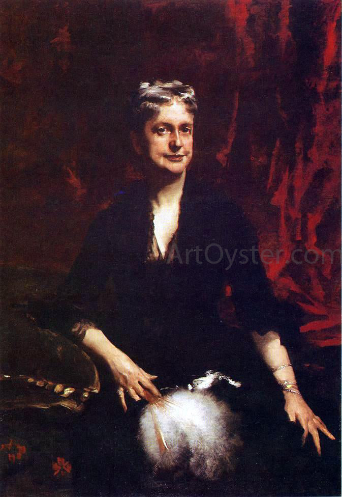  John Singer Sargent Mrs. John Joseph Townsend (Catherine Rebecca Bronson) - Canvas Print