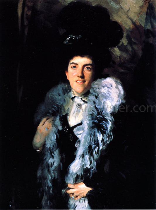  John Singer Sargent Mrs. John William Crombie (Minna Watson) - Canvas Print