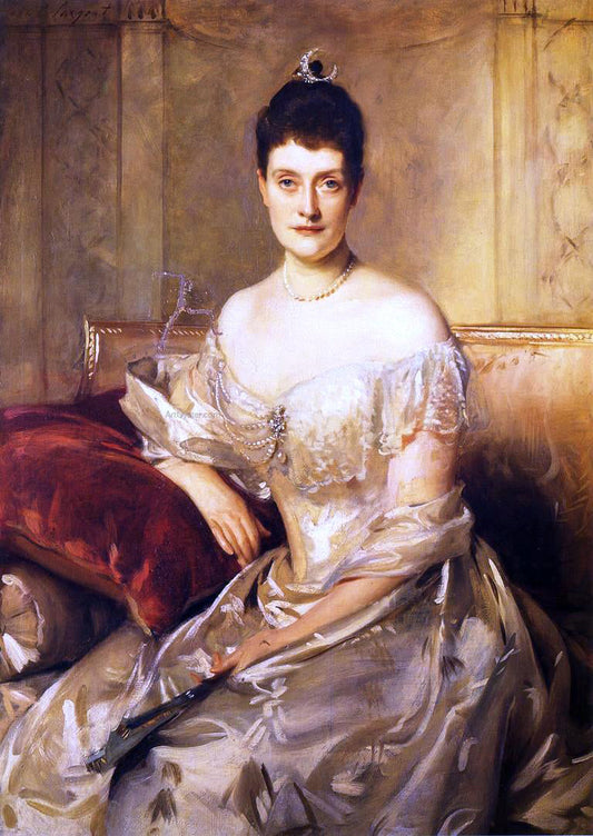  John Singer Sargent Mrs. Mahlon Day Sands (Mary Hartpeace) - Canvas Print