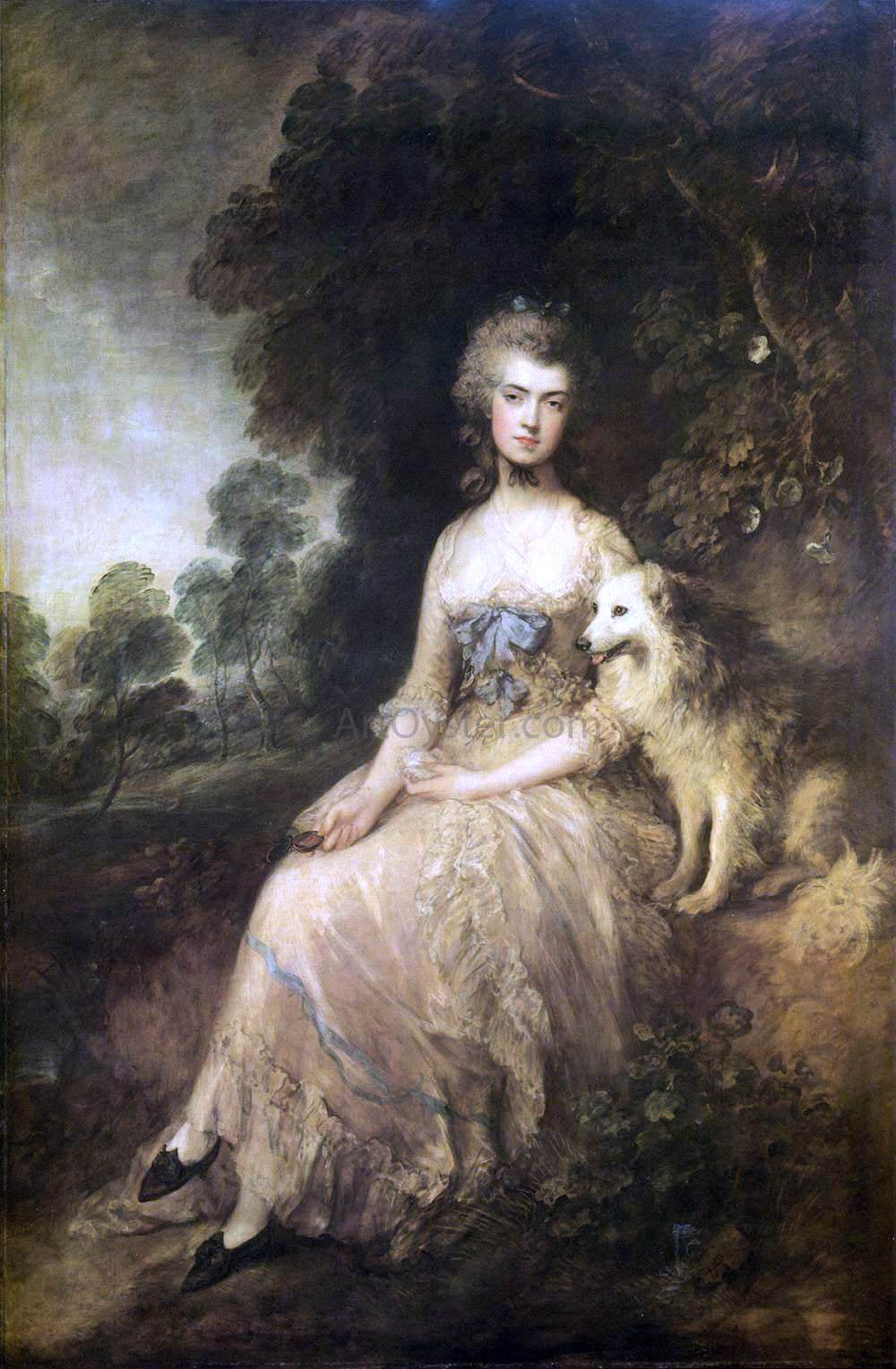  Thomas Gainsborough Mrs. Mary Robinson ("Perdita") - Canvas Print