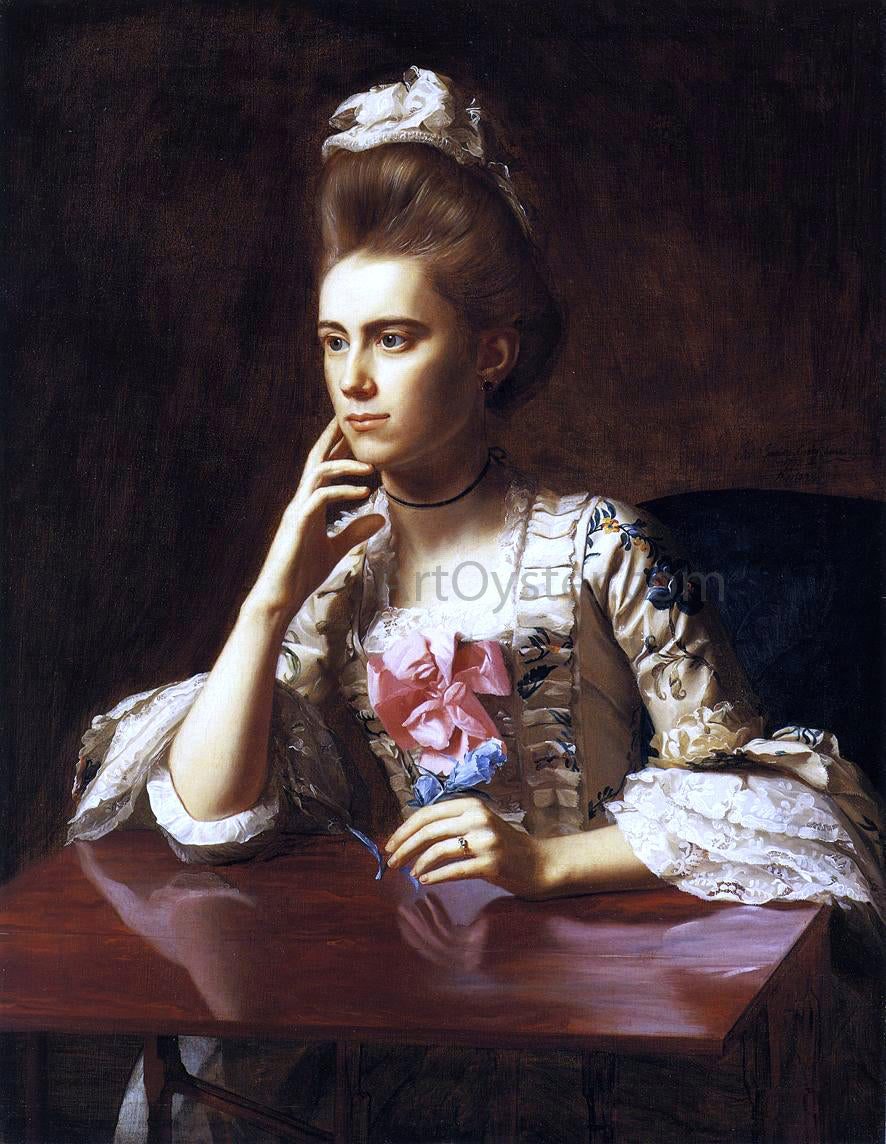  John Singleton Copley Mrs. Richard Skinner - Canvas Print