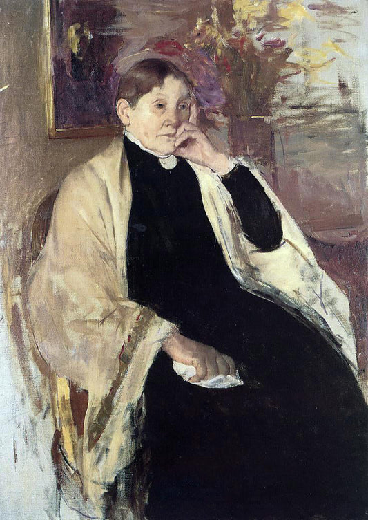  Mary Cassatt Mrs. Robert S. Cassatt (also known as Katherine Kelson Johnston Cassatt) - Canvas Print