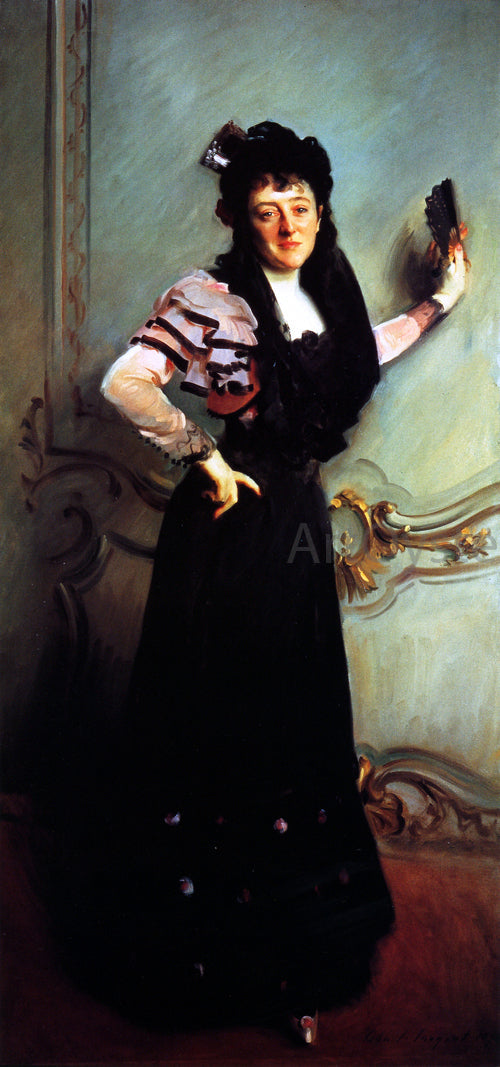  John Singer Sargent Mrs. Walter Bacon (Virginia Purdy Barker) - Canvas Print