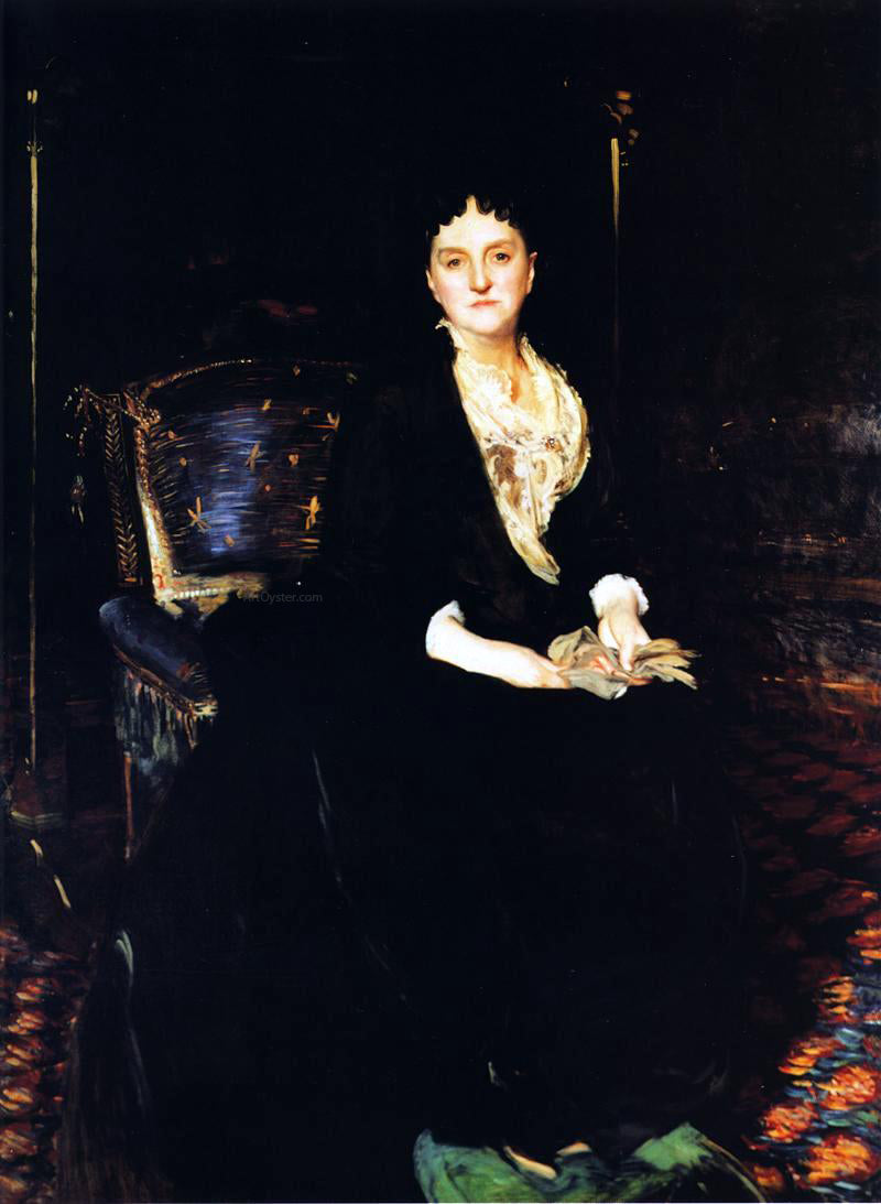  John Singer Sargent Mrs. William Henry Vanderbilt - Canvas Print