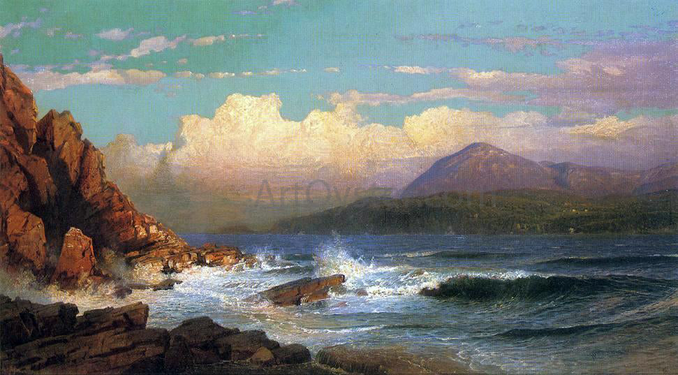  William Trost Richards Mt. Desert, Maine - Canvas Print