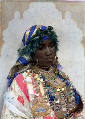  Jose Tapiro Y Baro Mujer de Color - Canvas Print