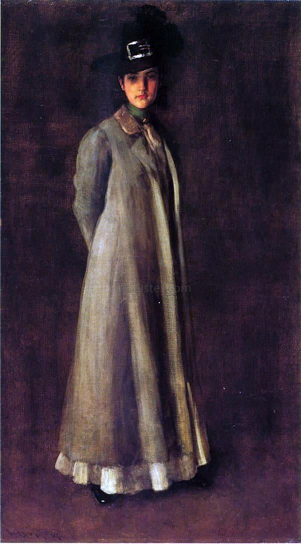  William Merritt Chase My Daughter Dieudonne (Alice Dieudonne Chase) - Canvas Print