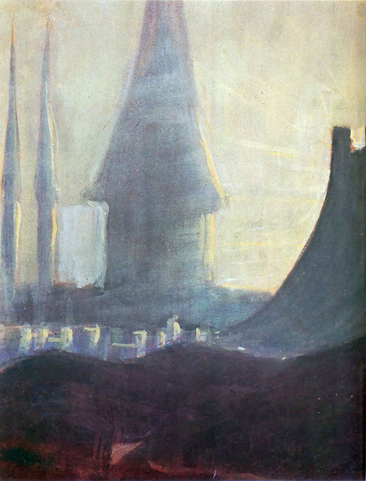  Mikalojus Ciurlionis My Road III - Canvas Print