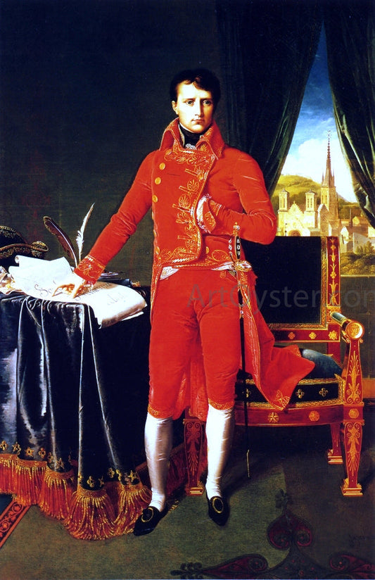  Jean-Auguste-Dominique Ingres Napoleon Bonaparte in the Uniform of the First Consul - Canvas Print