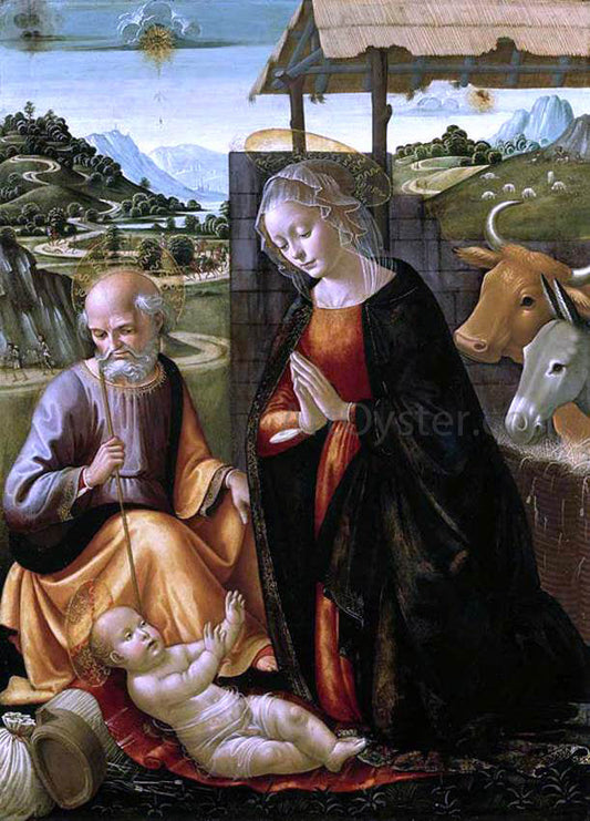  Domenico Ghirlandaio Nativity - Canvas Print