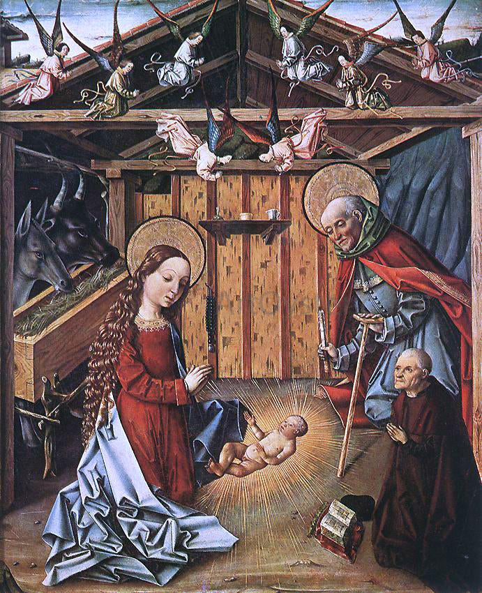  Master of Avila Nativity - Canvas Print