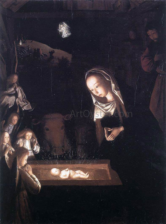  Geertgen Sint Jans Nativity, at Night - Canvas Print