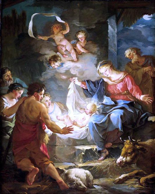  Jean-Baptiste-Marie Pierre Nativity - Canvas Print