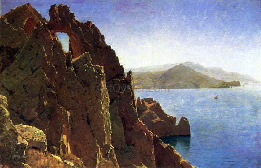  William Stanley Haseltine Natural Arch, Capri - Canvas Print