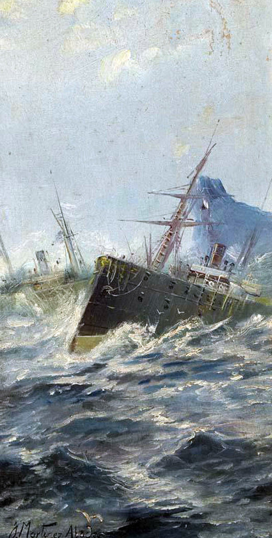  Juan Martinez Abades Naufragio - Canvas Print