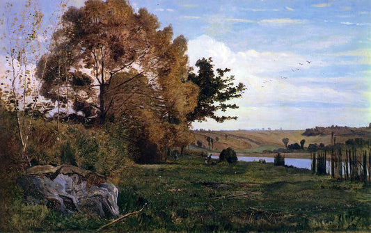  Paul-Camille Guigou Near Cernay - Canvas Print
