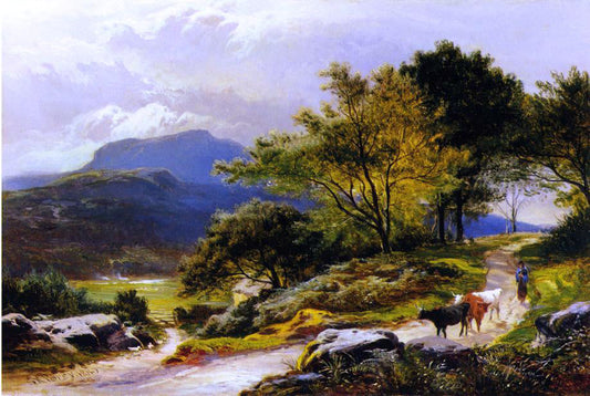 Sidney Richard Percy Near Llyn Crafnant - Canvas Print