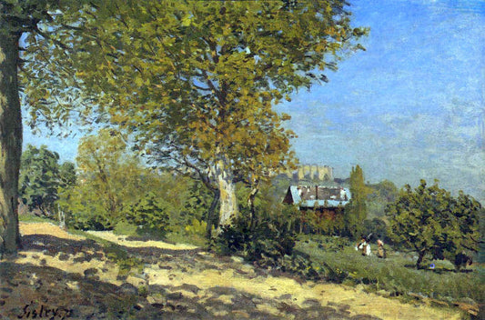  Alfred Sisley Near Louveciennes - Canvas Print