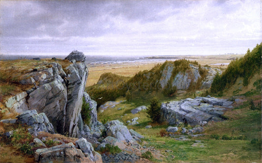  William Trost Richards Near Parsdise, Newport - Canvas Print