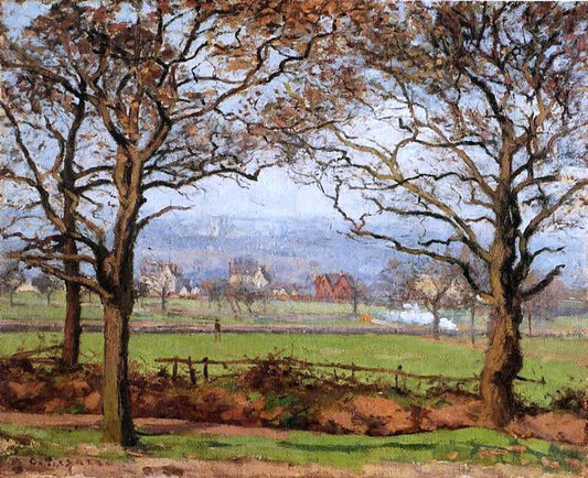  Camille Pissarro Near Sydenham Hill, Looking towards Lower Norwood - Canvas Print
