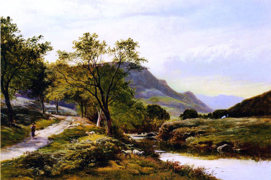  Sidney Richard Percy Near Trefriw, North Wales - Canvas Print