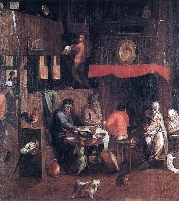  Gillis Mostaert Netherlandish Household - Canvas Print