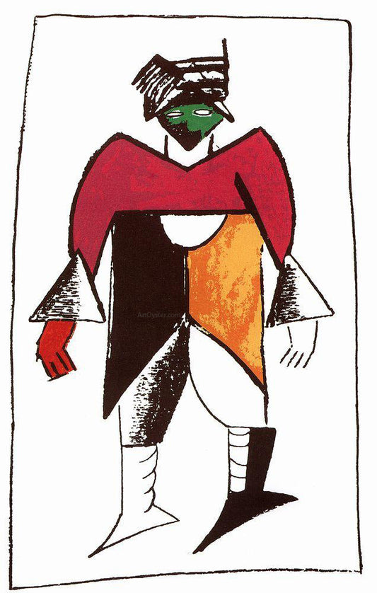  Kazimir Malevich New Man - Canvas Print