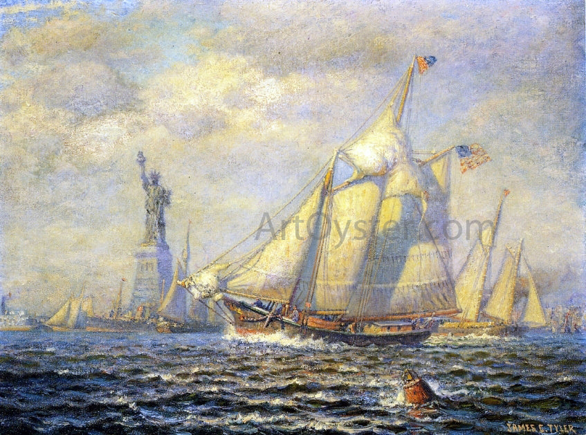  James Gale Tyler New York Harbor - Canvas Print