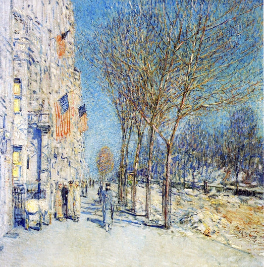  Frederick Childe Hassam A New York Landscape - Canvas Print