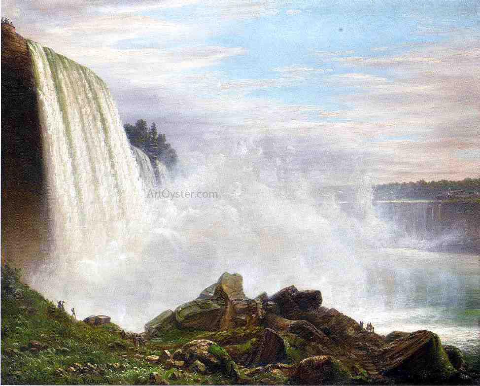  Ferdinand Reichardt Niagara Falls - Canvas Print
