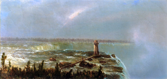  Marie-Francois-Regis Gignoux Niagara Falls - Canvas Print