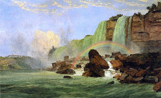  Jasper Francis Cropsey Niagara Falls with View of Clifton House - Canvas Print