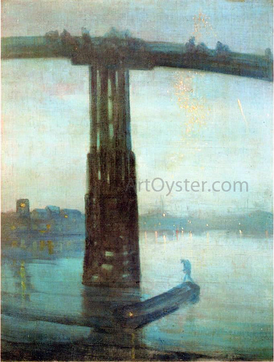  James McNeill Whistler Nocturne: Blue and Gold - Old Battersea Bridge - Canvas Print