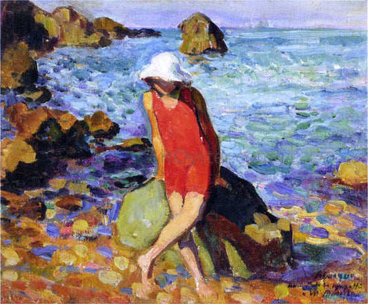  Henri Lebasque Nono by the Sea - Canvas Print
