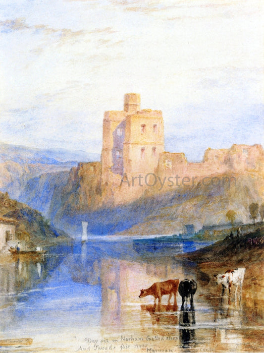  Joseph William Turner Norham Castle on the Tweed - Canvas Print