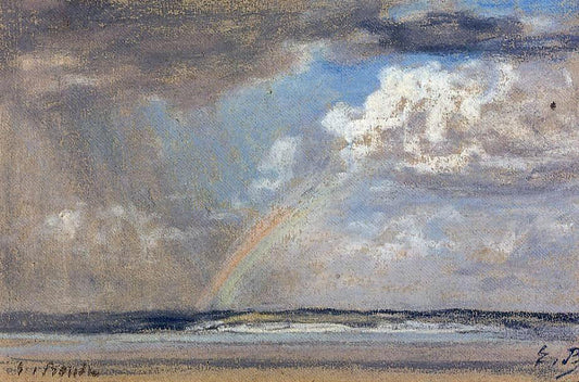  Eugene-Louis Boudin Norman Beach, Arcenciel - Canvas Print