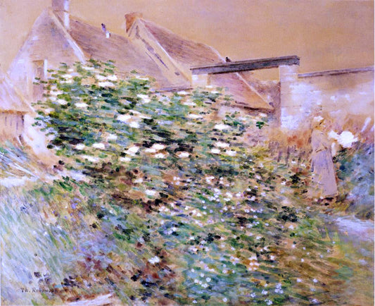  Theodore Robinson Normandy Farm, A Characteristic Bit, Givernyy - Canvas Print