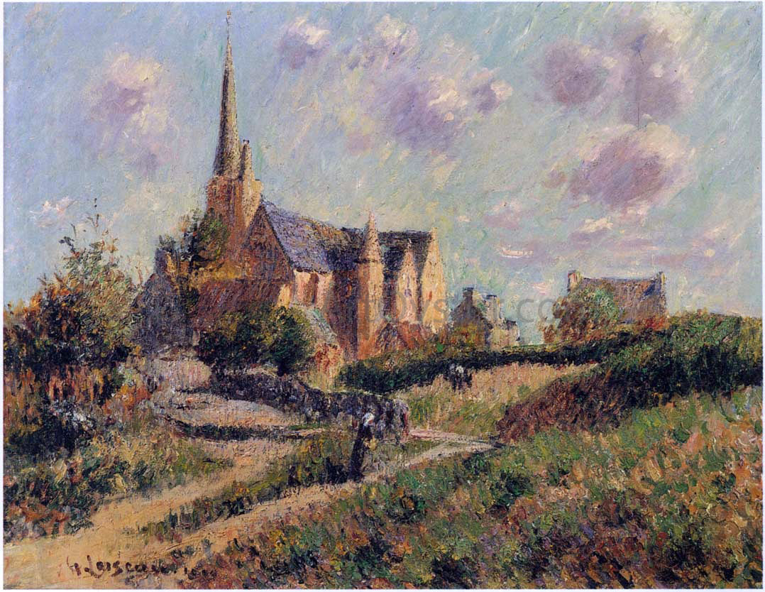  Gustave Loiseau Notre Dame de la Clarte - Canvas Print