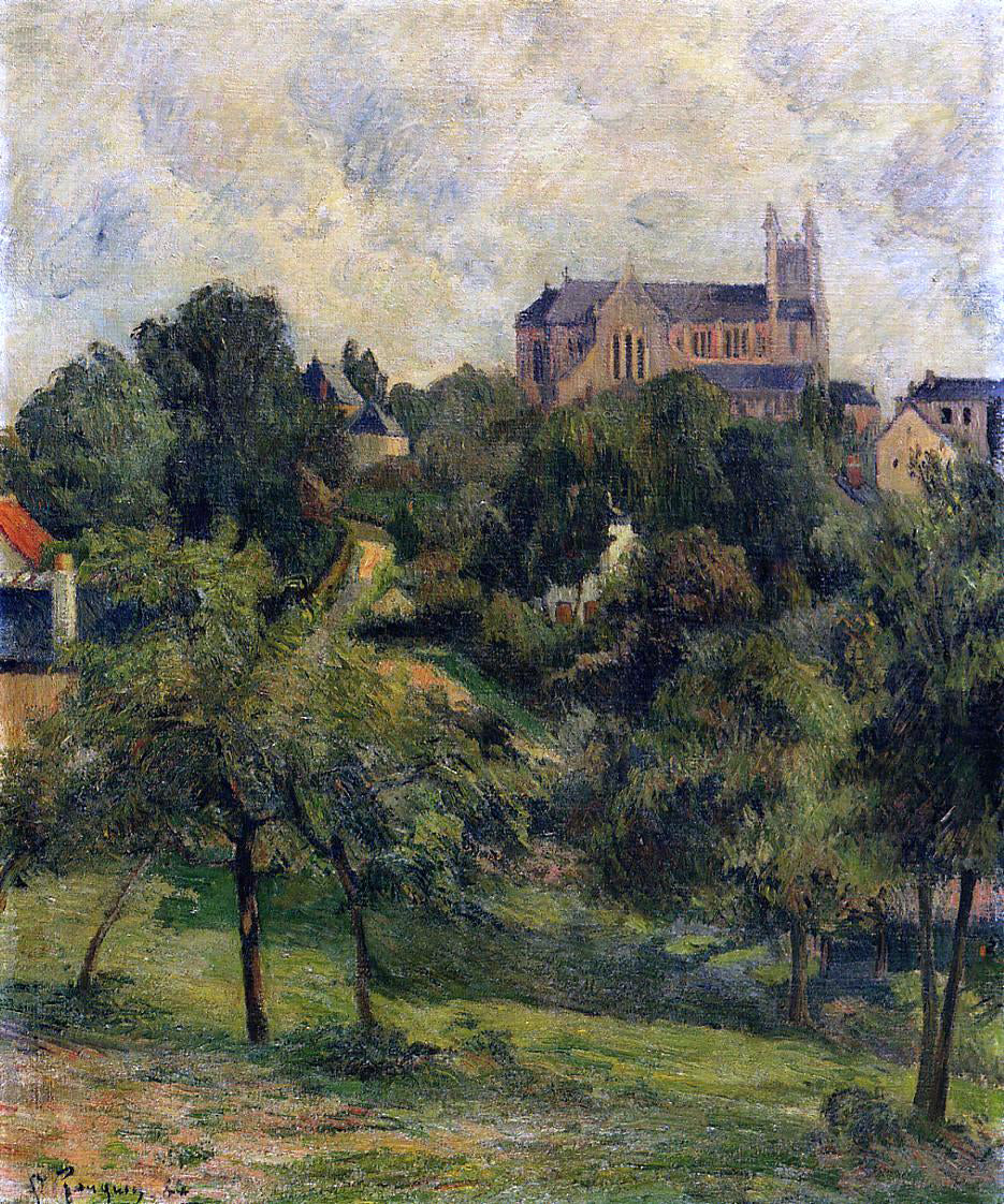  Paul Gauguin Notre-Dame-des-Agnes, Rouen - Canvas Print