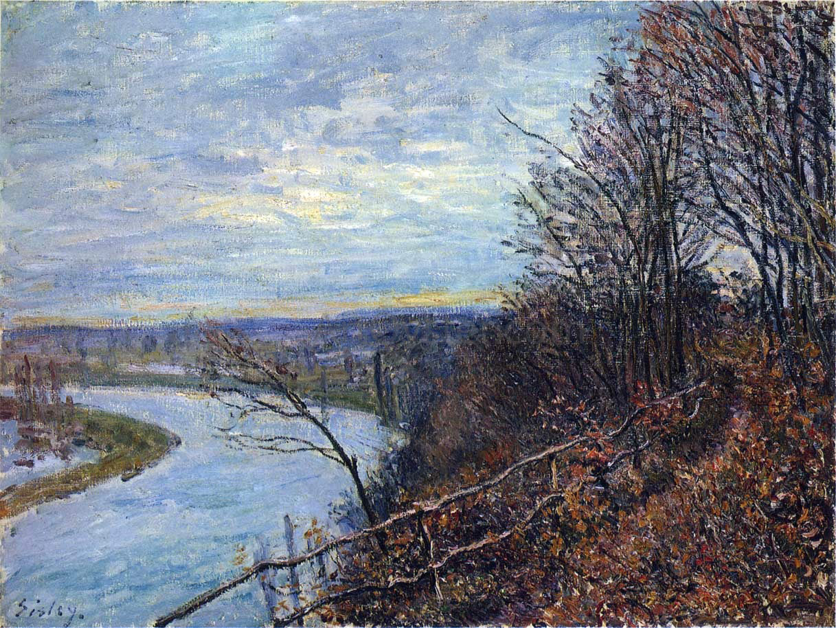  Alfred Sisley November Afternoon - Canvas Print