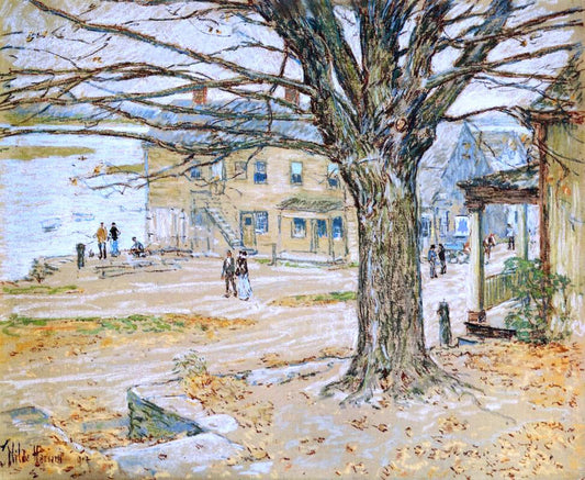  Frederick Childe Hassam November, Cos Cob - Canvas Print