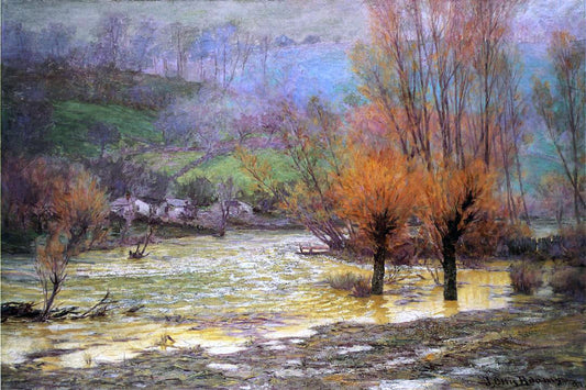  John Ottis Adams November Freshet - Canvas Print